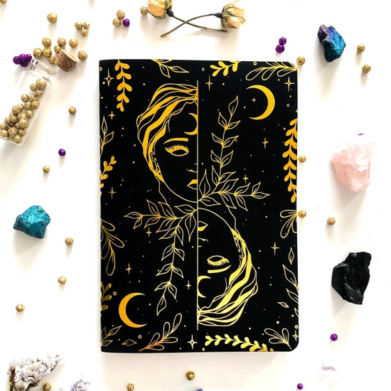 Gold Foil Notebook by Meli the Lover